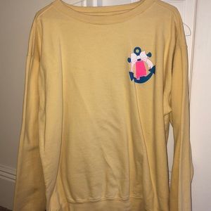 Yellow sweatshirt!!!